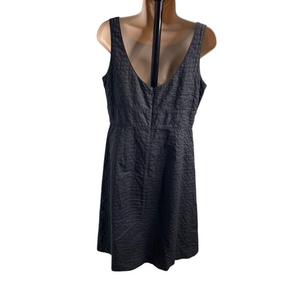Womens J Crew Gray Textured Sleeveless Midi Dress Size Small c - Picture 7 of 9